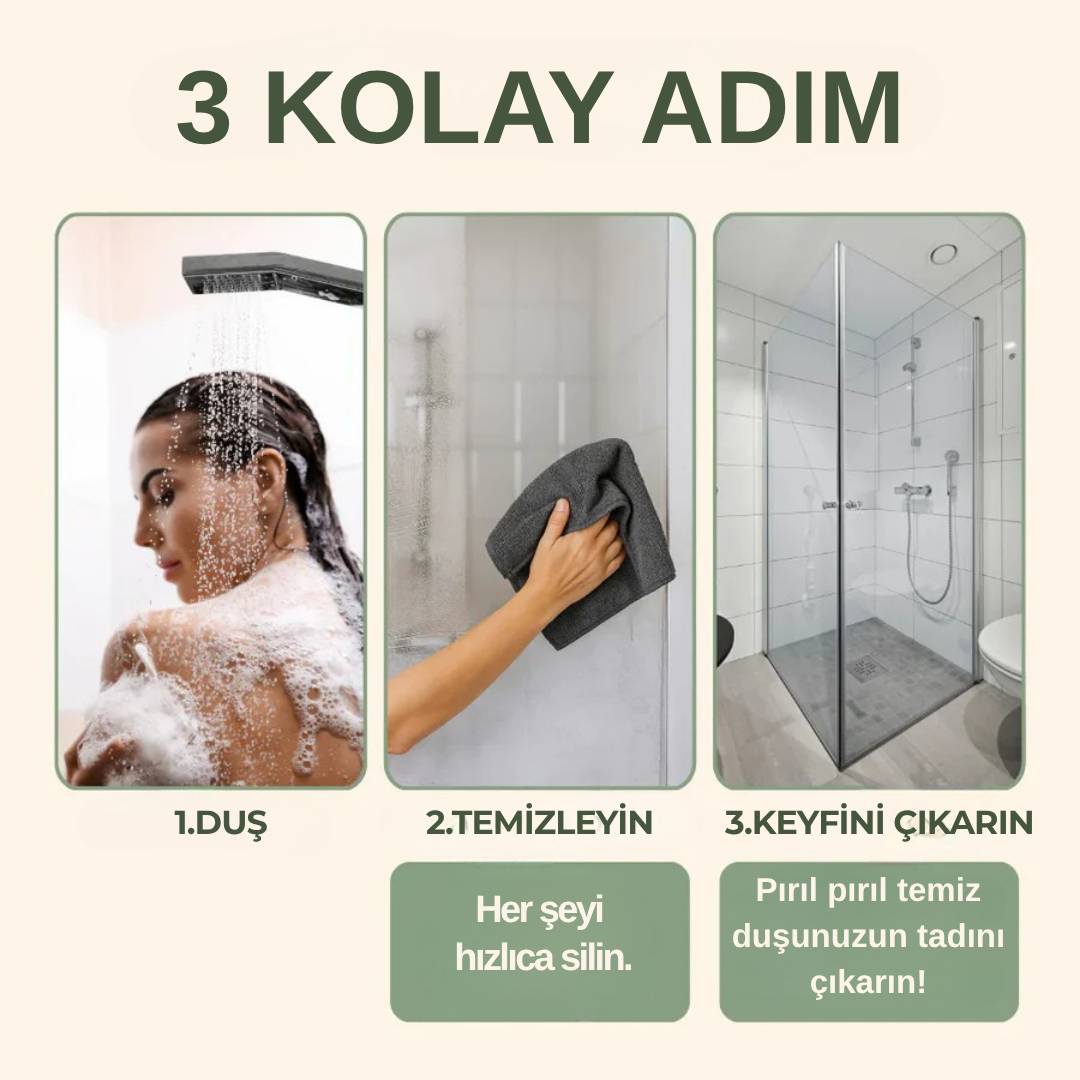 PluuneClothXXL (70x50 cm) – Sadece Su ile İz Bırakmayan Temizlik