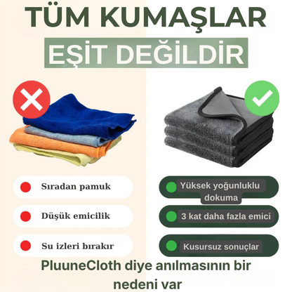 PluuneClothXXL (70x50 cm) – Sadece Su ile İz Bırakmayan Temizlik