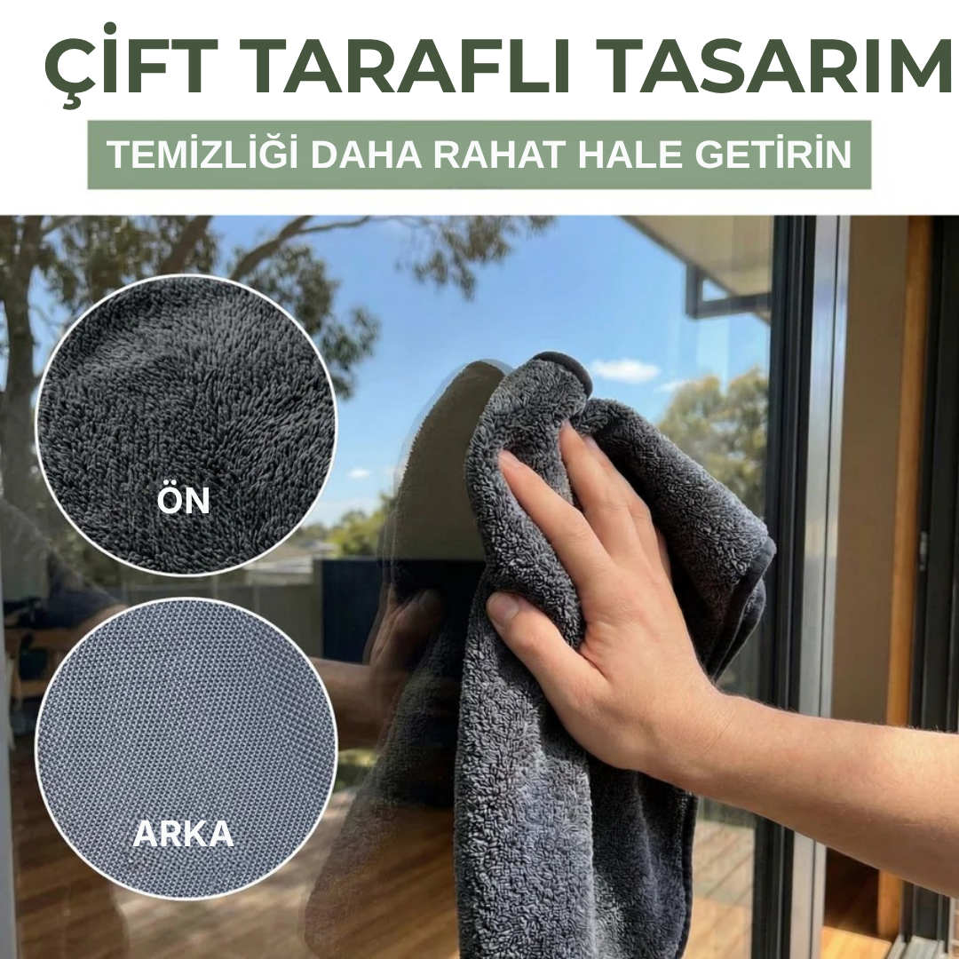 PluuneClothXXL (70x50 cm) – Sadece Su ile İz Bırakmayan Temizlik